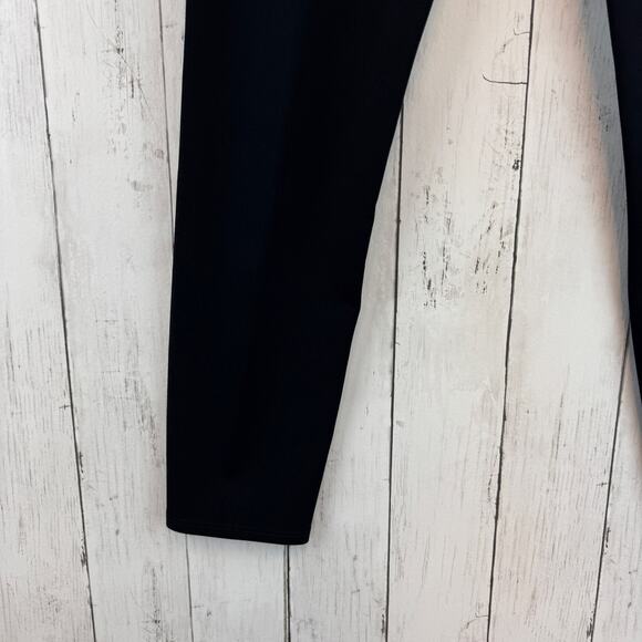 The Row Black Relma Stretch-Scuba Skinny Leggings Ankle Crop Pant Size Large - Picture 4 of 16
